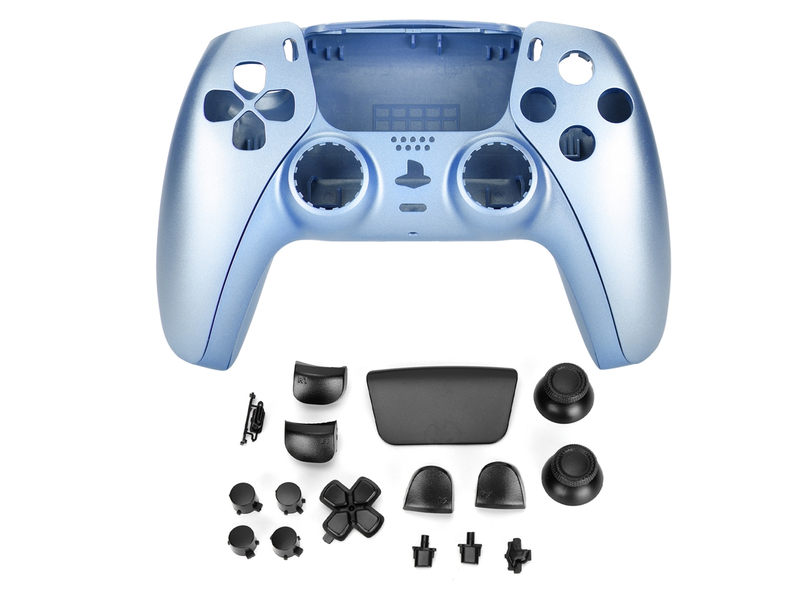 Reemplazo de botones y cubierta para mando de PS5 (accesorios para bricolaje) - Azul