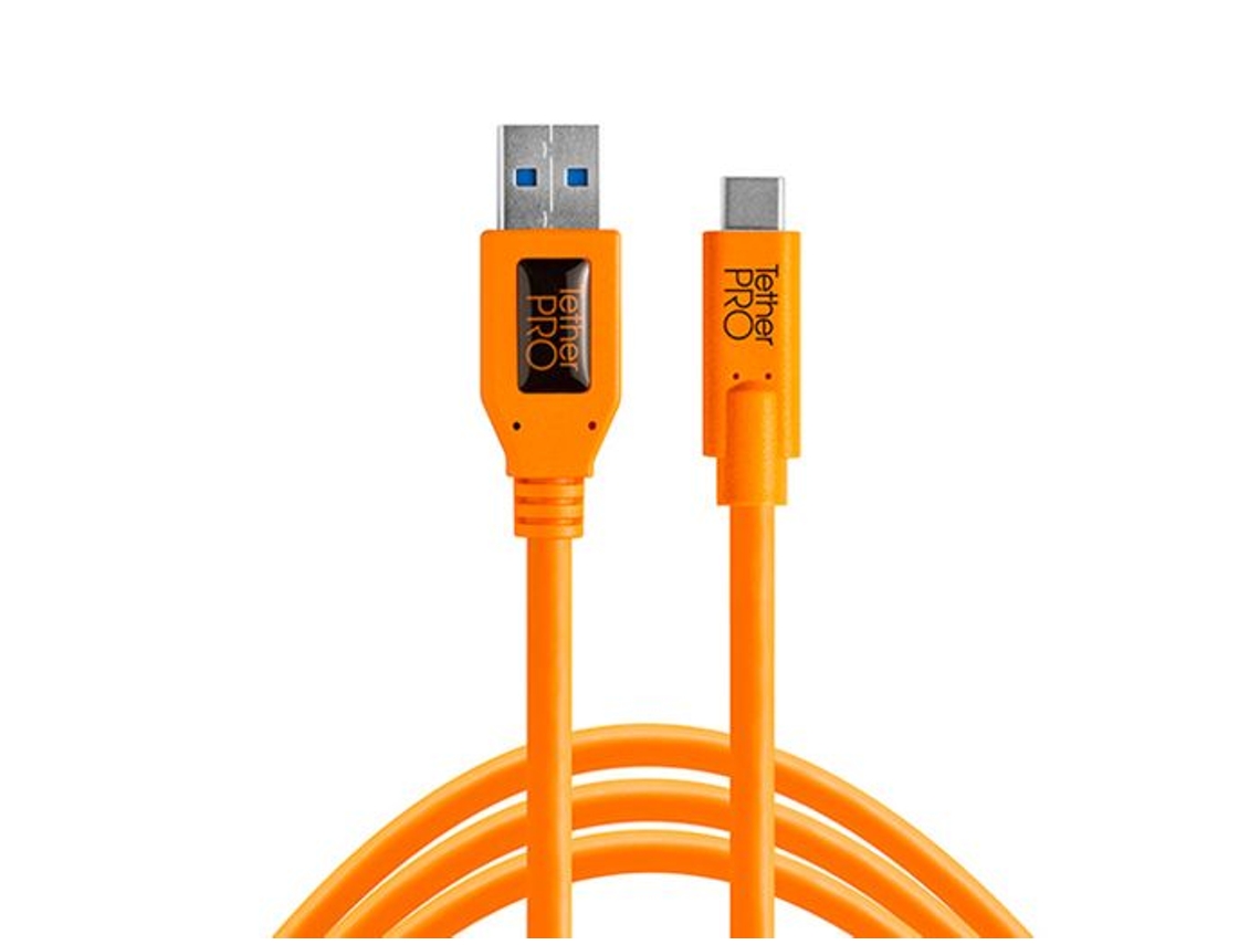 Cable Usb a Usbc Tetherpro Cuc3215 Naranja 4 60M TETHER TOOLS