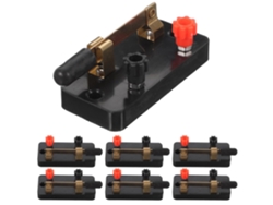 Paquete de 10 microinterruptores SPST unipolares con conexión de terminales de tornillo para diversas aplicaciones. SFUSHOS