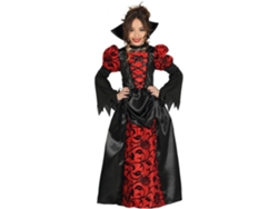 Disfraz de Niña DISFRAZZES Vampiresa Roja (Talla: 5 a 6 años)