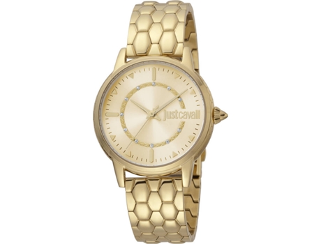 Reloj JUST CAVALLI con Pulsera Mujer (Acero Inoxidable - Dorado)