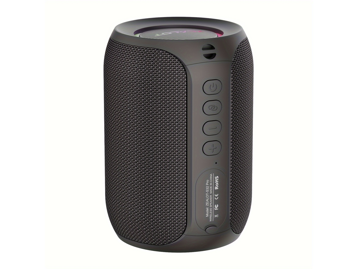 Usb - El Nuevo Altavoz Inalámbrico, Equipado Con Led Rgb Y Un Puerto Usb, Se Empareja Con Dos Dispositivos Para Proporcionar Una Potente Rep