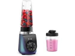 Bl19h4 Batidora Mini Poderosa Compacta, 8 Programas Automáticos, Función Tritura Hielo, Versátil, Cuchillas Powelix, Limpieza Tefal