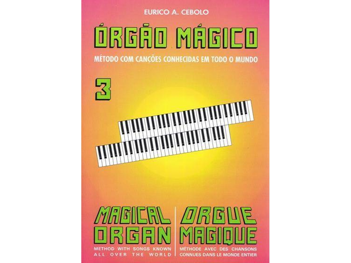 Libro EURICO CEBOLO Órgano Mágico 3 (Portugués)