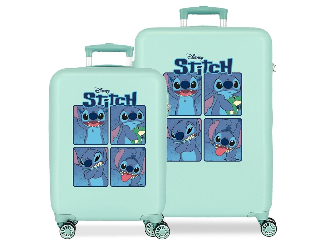 Disney Juego De Maletas Abs Rígida Adorable Stitch Moods Azul