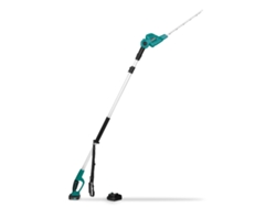 Cortasetos VONROC Cortasetos Telescópico 20V (Incluye Batería de 2 0Ah y Cargador Rápido) Cuchilla Inclinable Pértiga Extensible (200-260 Cm)