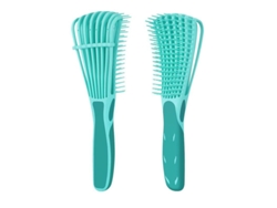 Peine Para Cabello Rizado 3a A 4c, Desenreda Fácilmente, Aporta Volumen Y Acondiciona - Verde