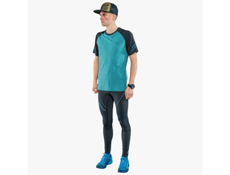 Calça DYNAFIT Collants Winter Running Azul M Homem