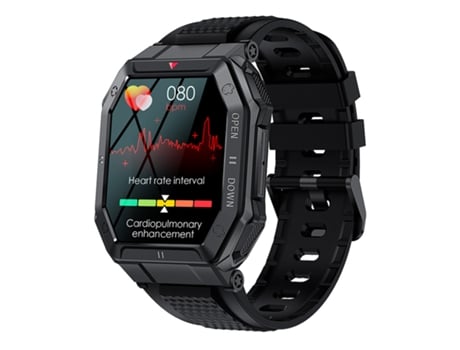 Smartwatch militar para hombres, reloj deportivo, monitor de frecuencia cardíaca y sueño de 1,85 pulgadas, compatible con Android iPhone CHRONUS
