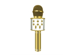 Micrófono Karaoke Inalámbrico Gold (Edad mínima recomendada: 4 años)