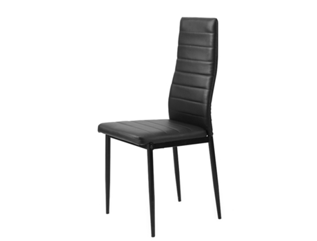 Pack de 4 sillas de comedor Niza Negras