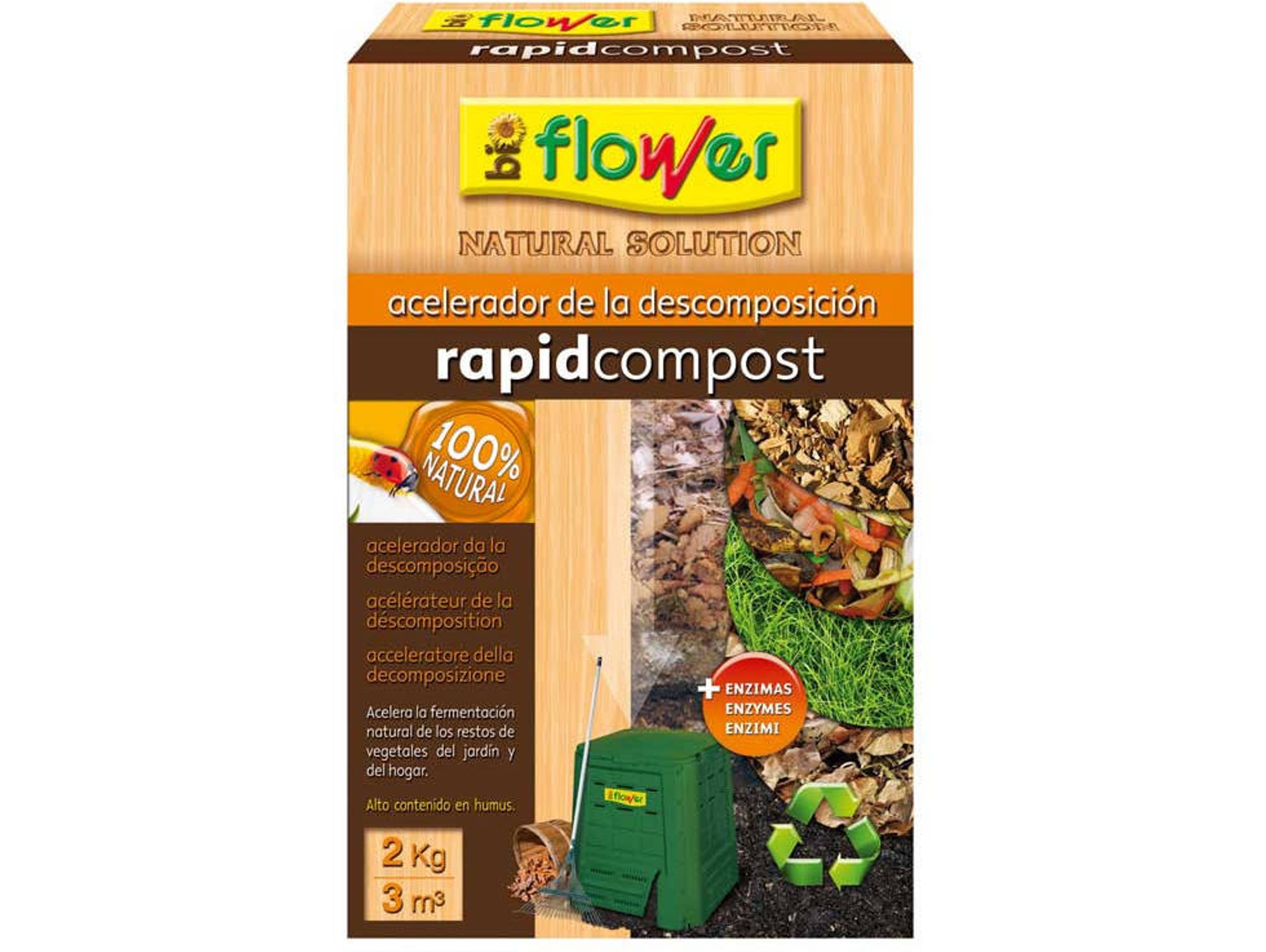 Acelerador de Compostaje FLOWER Rapidcompost (2kg)