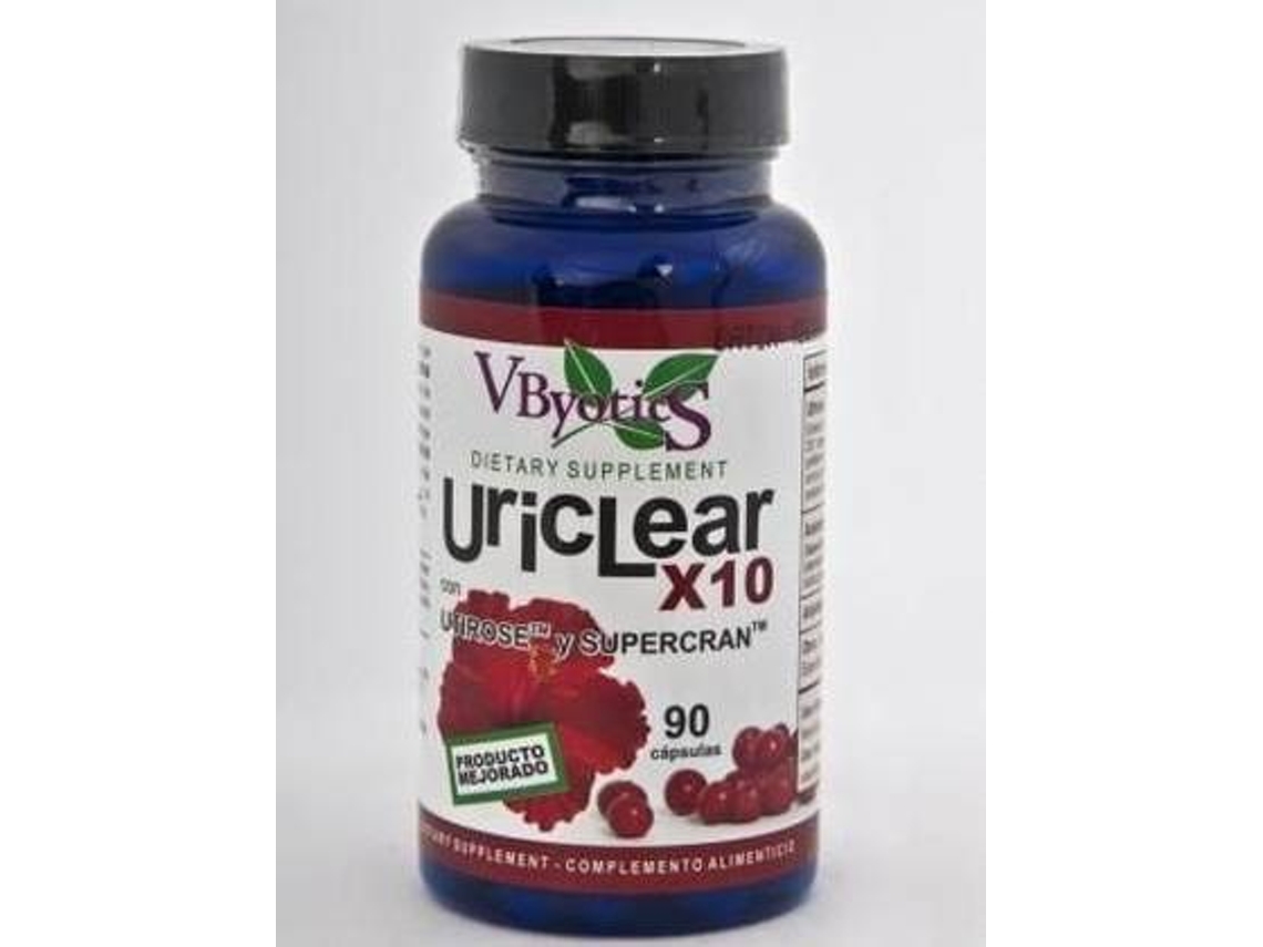 Complemento Alimentar VBYOTICS Uriclear (90 cápsulas)