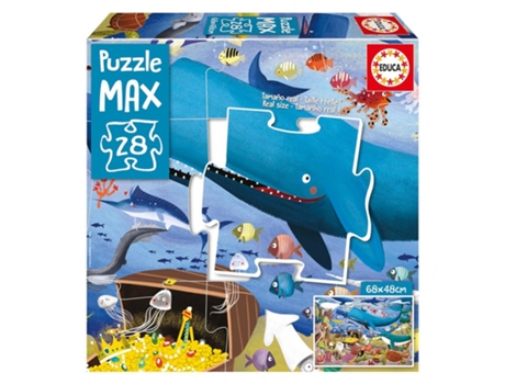 Puzzle 28P Animales Bajo El Mar Puzzle Max EDUCA