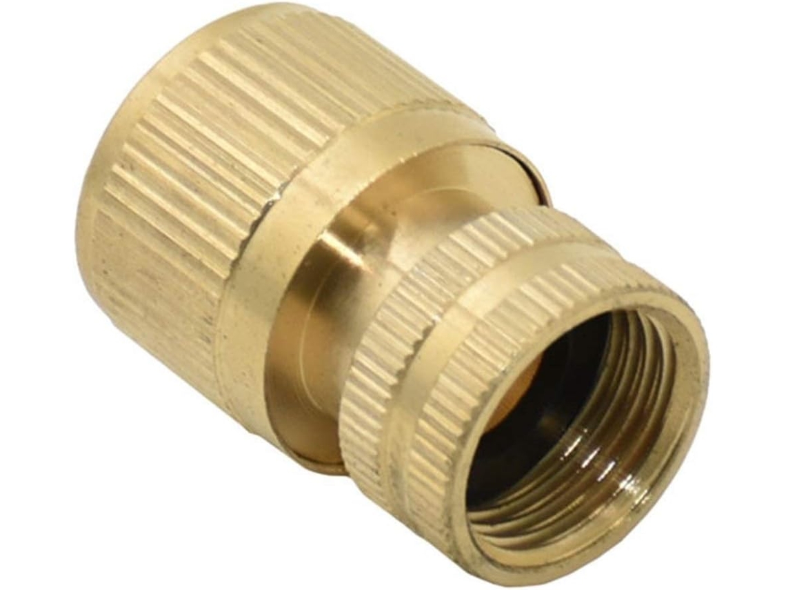 Conector De Reparación Tuberías Rosca Macho 1/2" Rápido Latón Con Latón