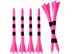 Juego de 50 tees de golf, color rosa Accesorios para tees de golf Digitallab