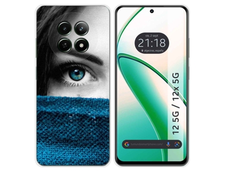 Funda Diseño Ojo para Realme 12 5G 12X 5G TUMUNDOSMARTPHONE Multicolor
