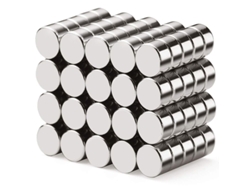 2026-40 Imanes Neodimio N45 Fuertes Extra, 6mm X 3mm, Niquelado Anti-corrosión