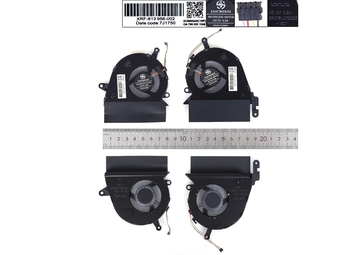 Ventilador De Notebook Hp X360 15 Df Tpn Q213 Lr, Copia Alta L41482 001 L41483 001 Compativel