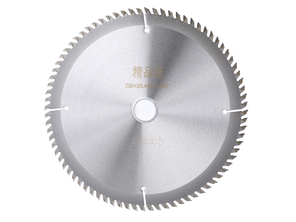 Hoja De Sierra Circular Con Carburo Para Serrar Madera, 200 X 25,4 X 2,1 Mm, 80 Dientes.