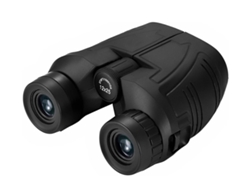 Binoculares 12x25 de alta potencia y fácil enfoque para observación de aves, caza, viajes al aire libre y turismo (negros)