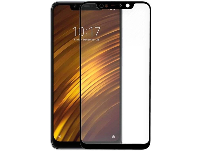 Protector de Cristal Templado Xiaomi Pocophone F1 Full 3D Negro