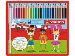 Lápiz de Color STABILO Color (24 Un - Multicolor)