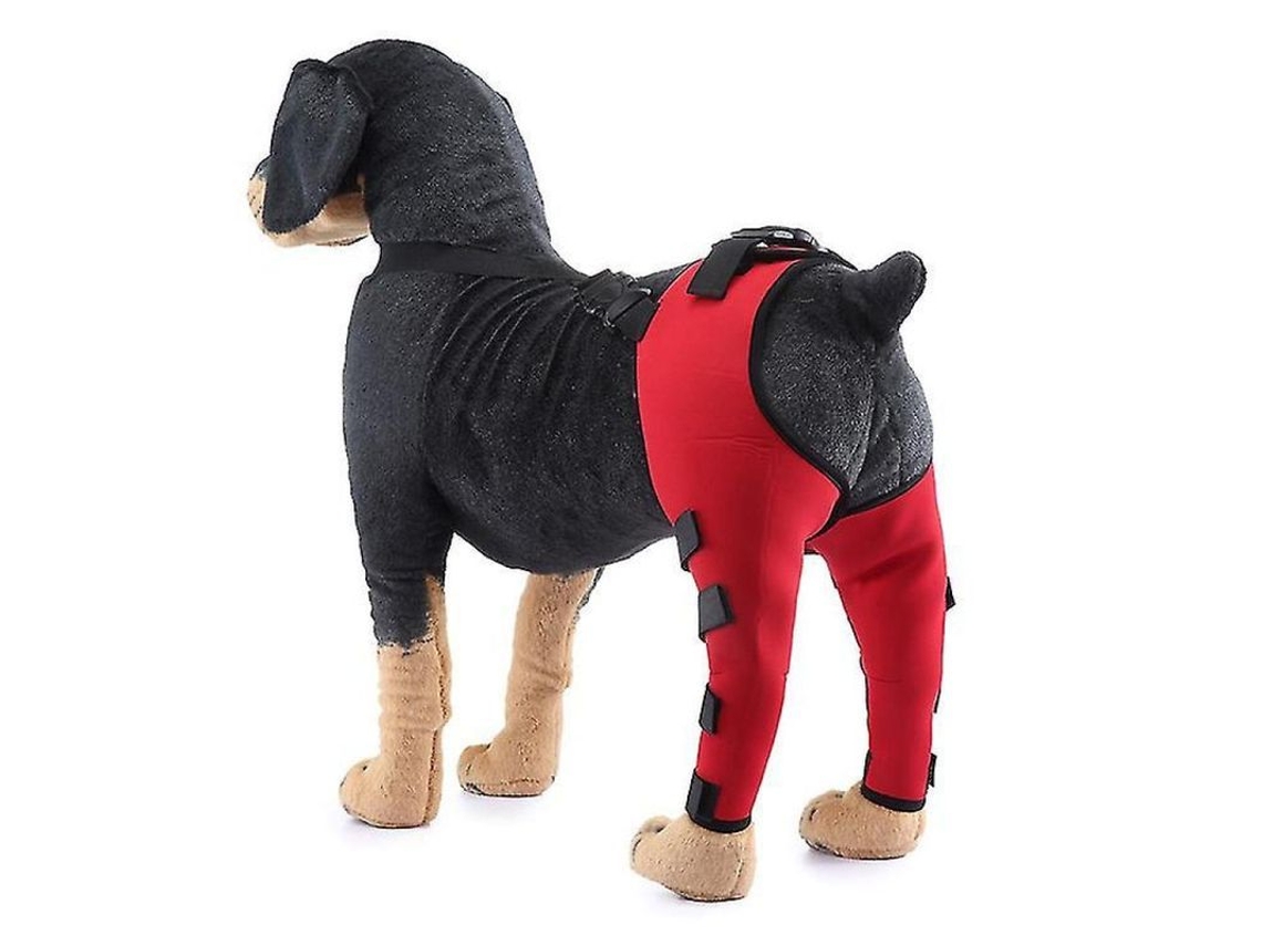 2026-protector De Rodilla Para Perros Con Doble Soporte Posterior Para Acl, Dislocación, Artritis Y Calor En La Articulación S Rojo