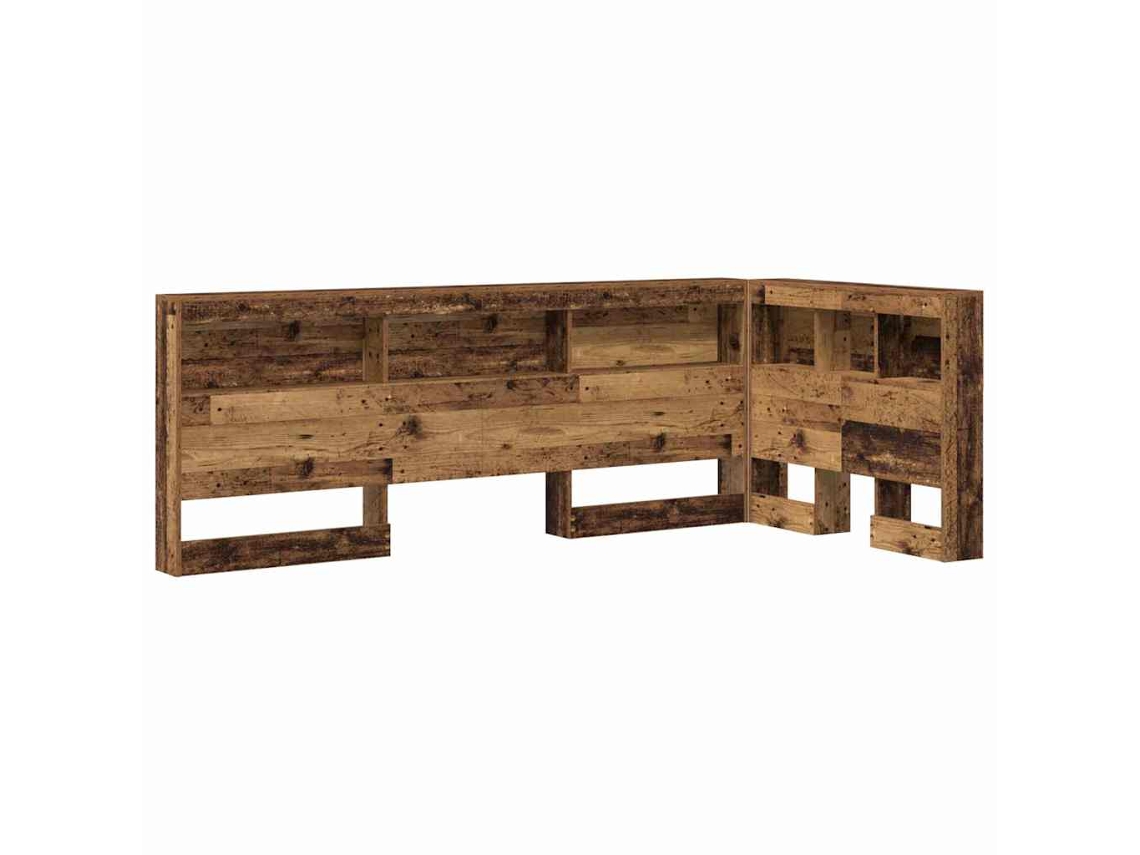 Cabecero con almacenaje y estante en madera antigua 100 cm MAISON EXCLUSIVE