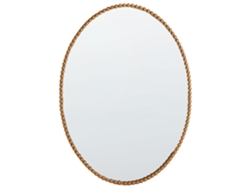 Espejo BELIANI Ouvea de Metal Dorado 57x2x79