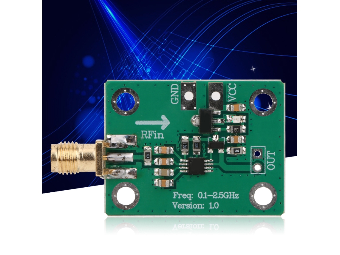2026as-detector Logarítmico De Señal Rf Ad8313 Medidor De Potencia De Salida Log 0.1-2.5ghz Controlador