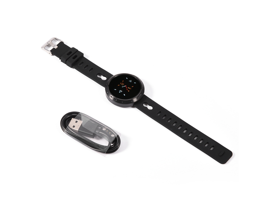 Pulsera Inteligente Bluetooth Deportiva Impermeable Con Podómetro Y Brazalete De Fitness Para Ios Android Negro