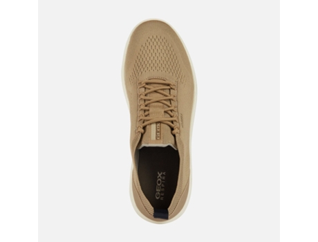 Zapatillas GEOX Spherica Knitted Text Piel Beige (43)