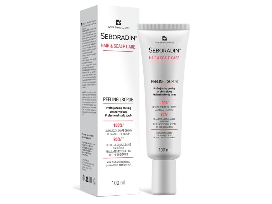 Seboradin, Exfoliante profesional para el cuero cabelludo, 100 ml Inter Fragrances