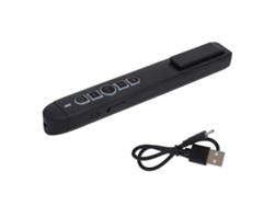 Control Remoto Inalámbrico De 2,4 Ghz Para Presentaciones Ppt Con Puntero Láser Y Batería Recargable.