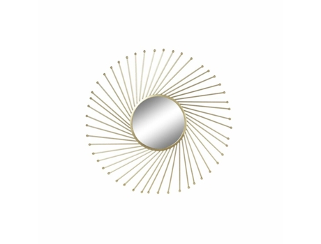 Espejo de pared DKD Home Decor Espejo Dorado Metal (84 x 2,5 x 84 cm)
