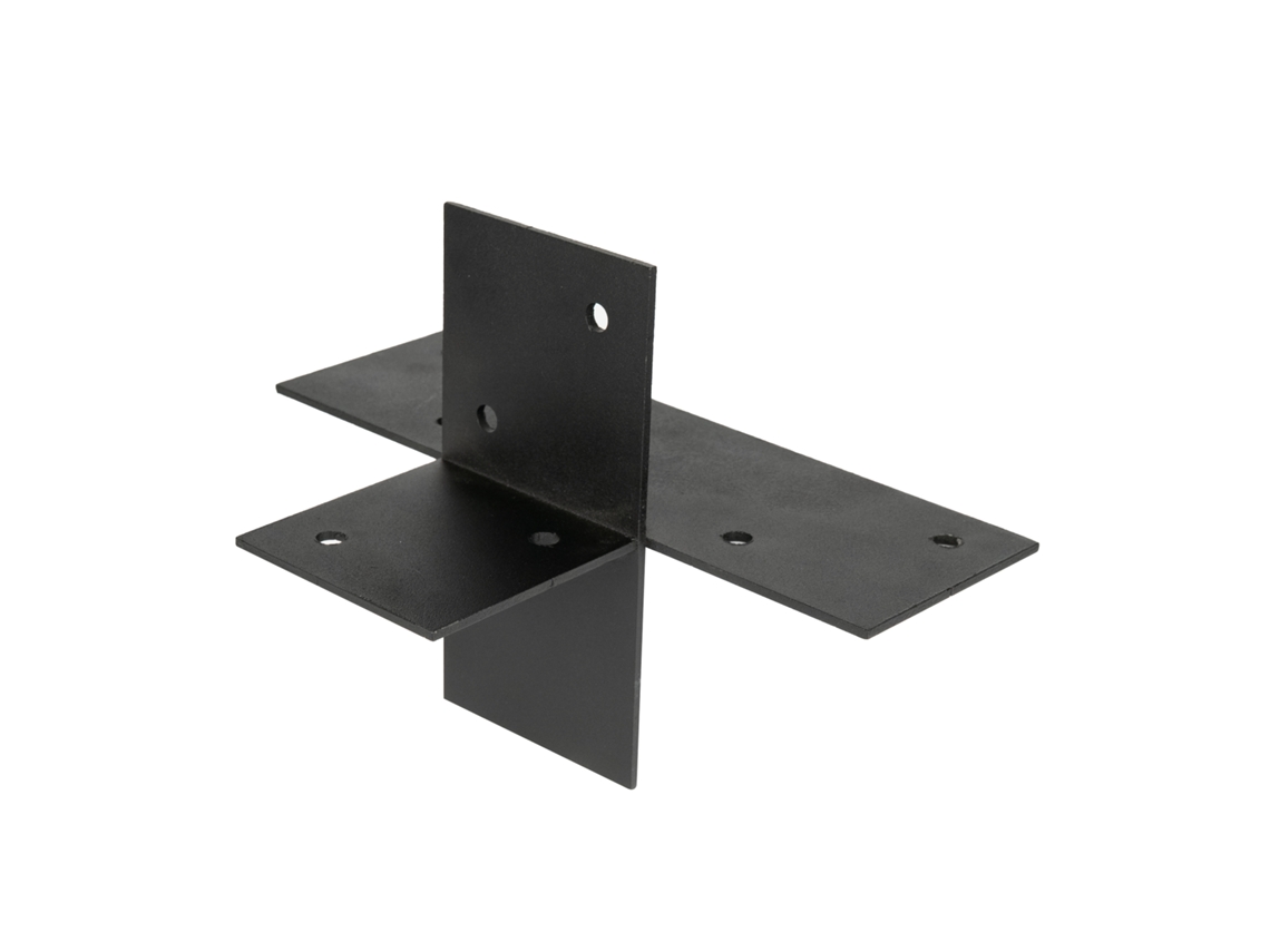 Conector de esquina para pérgola, negro, para vigas de 9 x 9 cm, pieza WOVAR