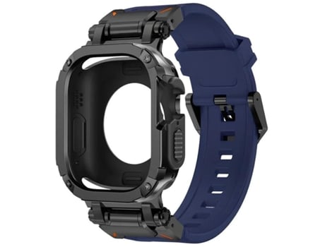 Pack Funda 360 Pulsera Aventurera Apple Watch Series 6 44Mm Azul y Negro VEANXIN