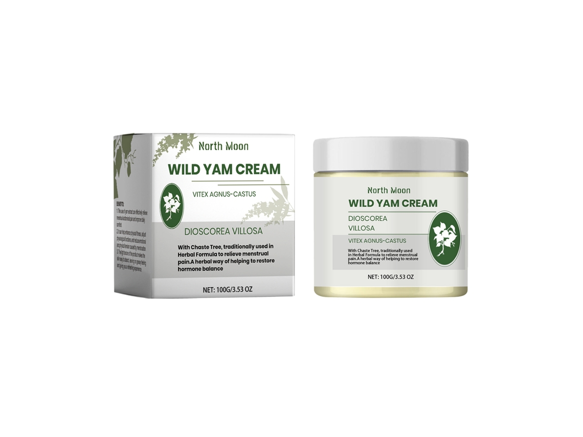 Crema de ñame North Moon para el cuidado menstrual
