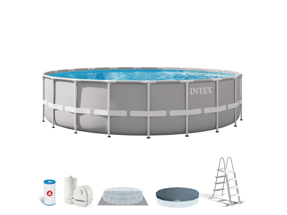 Piscina Tubular INTEX 26756 (com Bomba - 32695 L - 610x132cm)