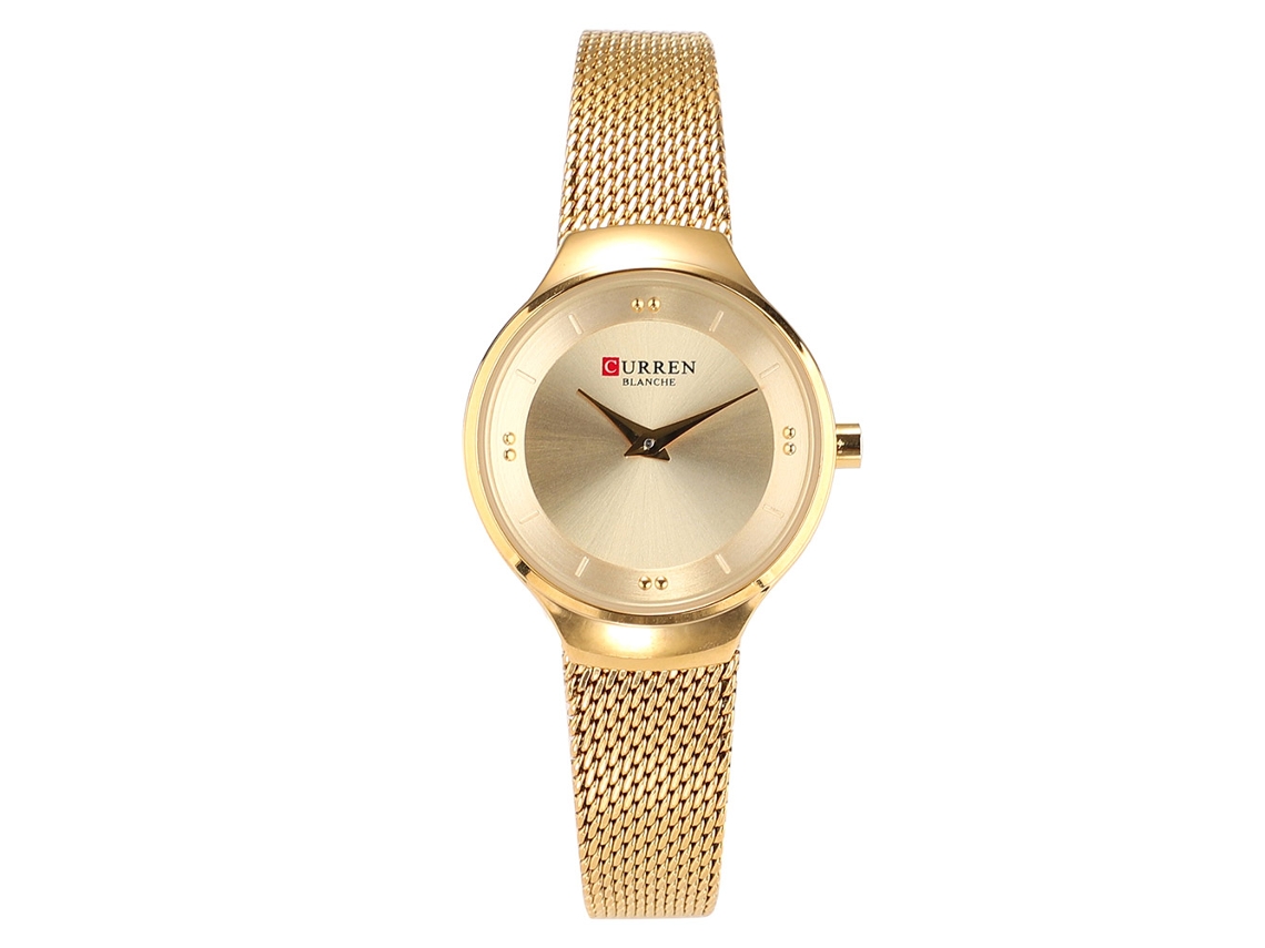 Reloj De Pulsera De Cuarzo Para Mujer Con Correa De Piel Sintética Y Números Romanos (negro)