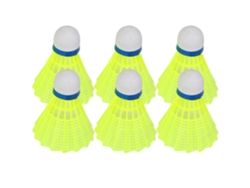 Juego De 6 Pelotas De Bádminton De Nailon Con Cabeza De Corcho Para Entrenamiento Y Competición En Interiores Y Exteriores.