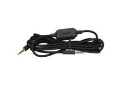 Cable Para Auriculares Gaming Con Control De Volumen Y Silencio Para Logitech G Pro, G Pro X, G433 Y G233 (negro)