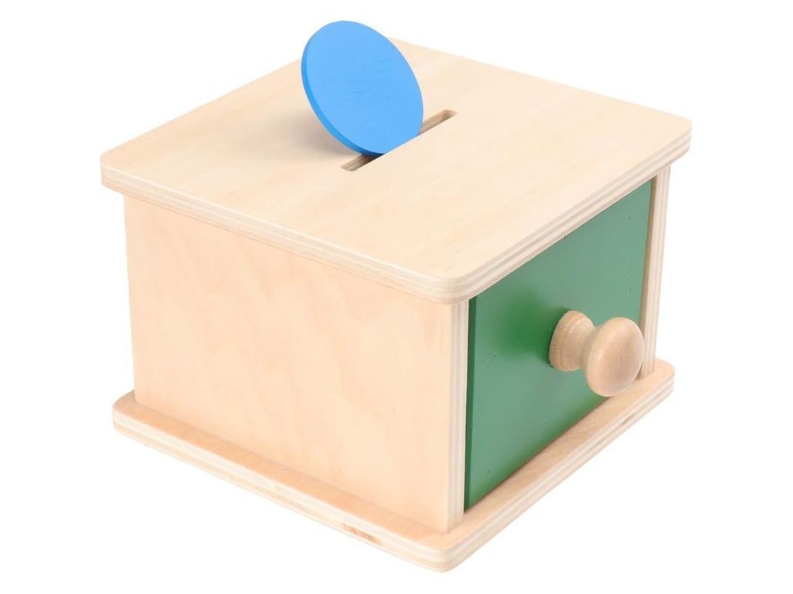 Hucha De Madera Con Forma De Caja De Monedas, Material Educativo Para Bebés Y Niños En Edad Preescolar.