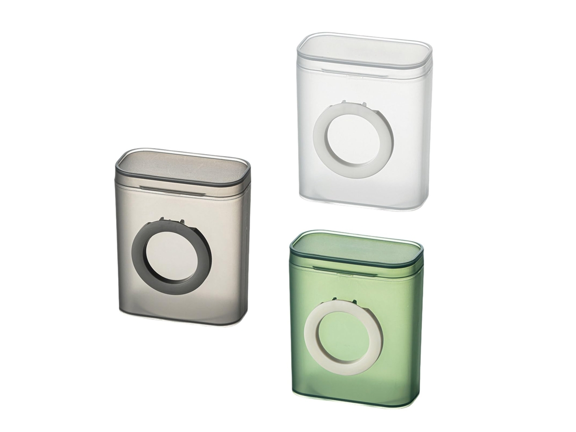 Pack De 3 Cajas Grises Para Cables De Viaje Con Soporte De Móvil. Medidas 7,8×4,9×9,3 Cm, Para Organizar Cargadores Y Cables Usb.