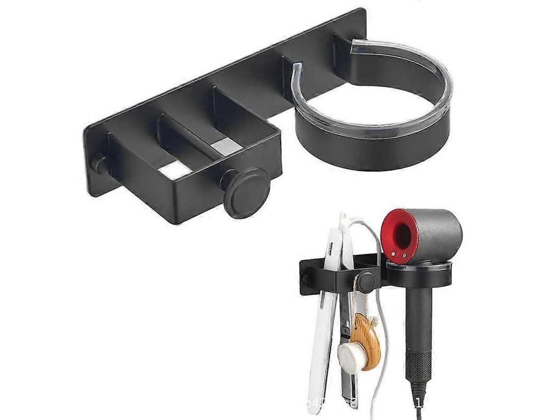 Soporte de pared para secador de pelo, acero inoxidable y té con forma de piña, GOKOCO
