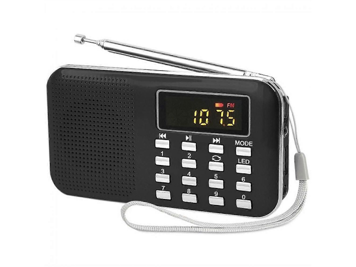 Mini Rádio Multifuncional Portátil Para Idosos, Ideal Para Atividades Ao Ar Livre, Esportes E Mp3.
