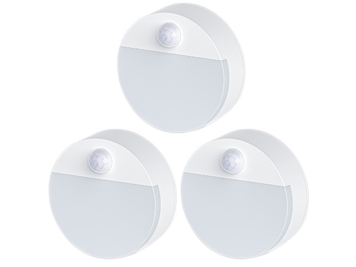Yncm2026-lámpara De Pared Con Sensor De Movimiento Inteligente Luz Nocturna Para Armarios, Dormitorio Y Escaleras Con Pilas Aaa
