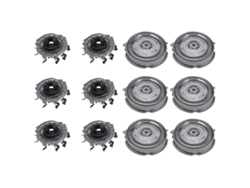 6 Cabezales De Repuesto Sh50 Para Desbrozadoras De La Serie 5000 (s5000, S5420, S5380) Con Cuchillas Multiprecision.