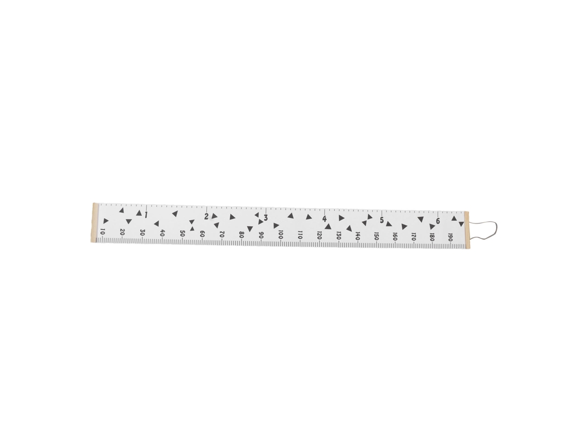 Tabla de crecimiento para bebés Baok-Child, tabla de altura precisa para bebés, triángulo de lona extraíble para colgar en la pared.